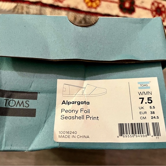 TOMS Women's Alpargata Slip-On Flats - Picture 6 of 6